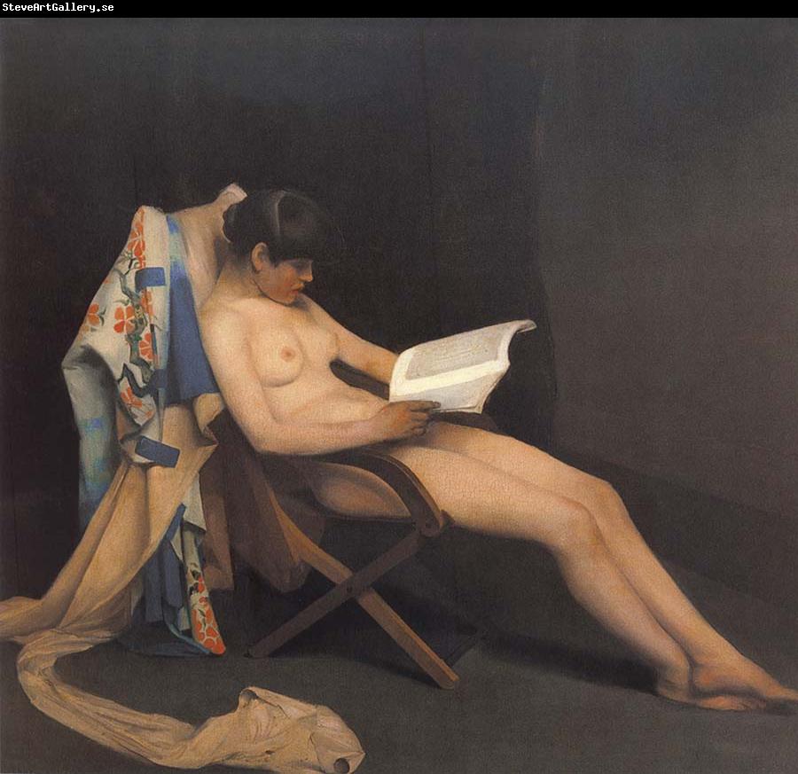 Theodore Roussel The Reading Girl